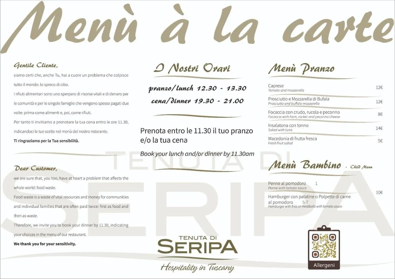 Tenuta Seripa Sassetta 0*,